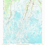 United States Geological Survey Dulac, LA (1964, 62500-Scale) digital map