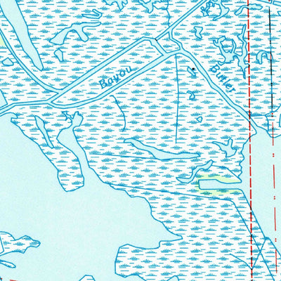 United States Geological Survey Dulac, LA (1994, 24000-Scale) digital map