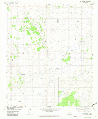 United States Geological Survey Dulce Draw, NM (1981, 24000-Scale) digital map