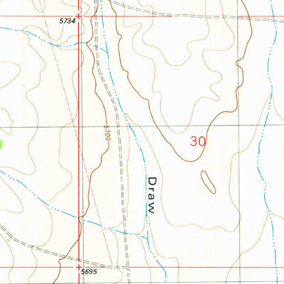 United States Geological Survey Dulce Draw, NM (1981, 24000-Scale) digital map