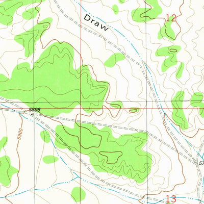 United States Geological Survey Dulce Draw, NM (1981, 24000-Scale) digital map