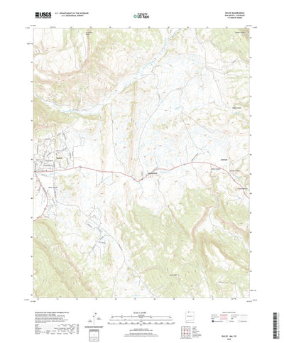 United States Geological Survey Dulce, NM (2020, 24000-Scale) digital map
