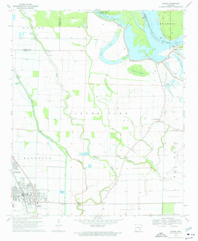 United States Geological Survey Dumas, AR (1969, 24000-Scale) digital map