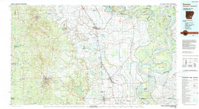 United States Geological Survey Dumas, AR-MS (1986, 100000-Scale) digital map