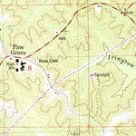 United States Geological Survey Dumas, MS (1982, 24000-Scale) digital map