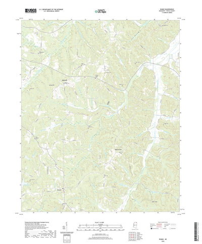 United States Geological Survey Dumas, MS (2020, 24000-Scale) digital map