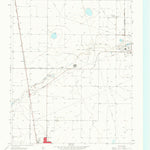 United States Geological Survey Dumas North, TX (1965, 24000-Scale) digital map