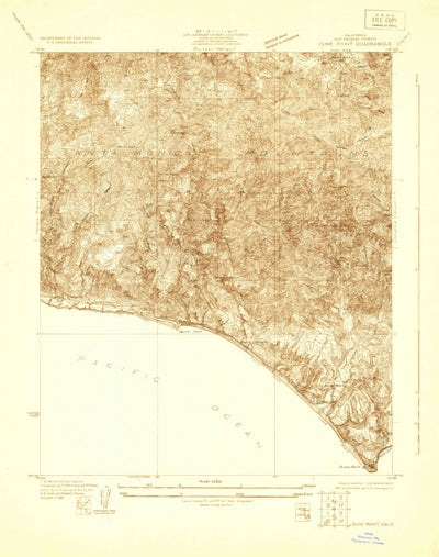 United States Geological Survey Dume Point, CA (1929, 24000-Scale) digital map