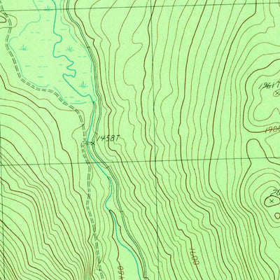 United States Geological Survey Dummer Ponds, NH (1988, 24000-Scale) digital map