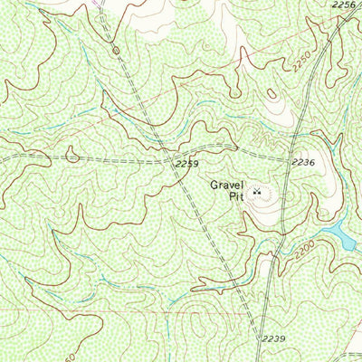 United States Geological Survey Dumont, TX (1968, 24000-Scale) digital map