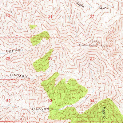 United States Geological Survey Dun Glen, NV (1961, 62500-Scale) digital map