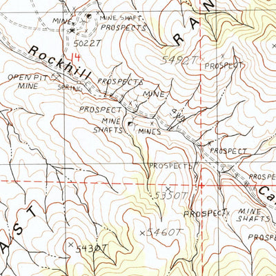 United States Geological Survey Dun Glen, NV (1990, 24000-Scale) digital map