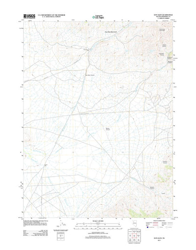 United States Geological Survey Dun Glen, NV (2011, 24000-Scale) digital map