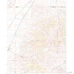 United States Geological Survey Dun Glen Peak, NV (1982, 24000-Scale) digital map