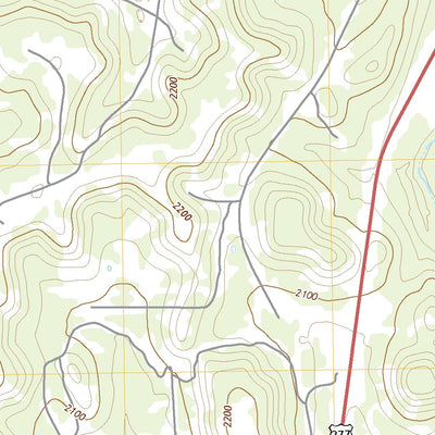 United States Geological Survey Dunbar Draw NW, TX (2022, 24000-Scale) digital map