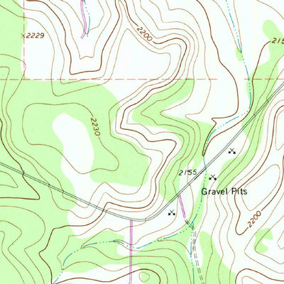United States Geological Survey Dunbar Draw SE, TX (1967, 24000-Scale) digital map