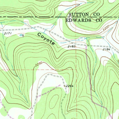 United States Geological Survey Dunbar Draw SE, TX (1967, 24000-Scale) digital map