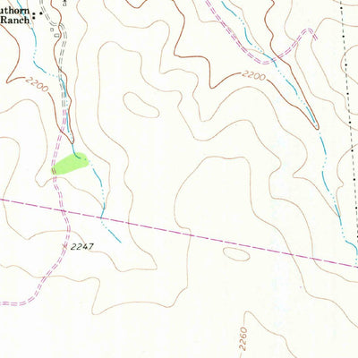 United States Geological Survey Dunbar Draw SW, TX (1967, 24000-Scale) digital map