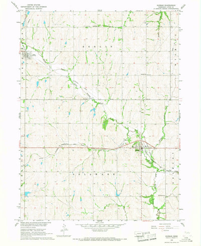 United States Geological Survey Dunbar, NE (1966, 24000-Scale) digital map