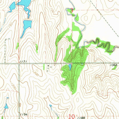 United States Geological Survey Dunbar, NE (1966, 24000-Scale) digital map