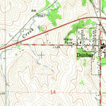 United States Geological Survey Dunbar, NE (1966, 24000-Scale) digital map