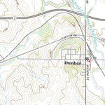 United States Geological Survey Dunbar, NE (2021, 24000-Scale) digital map