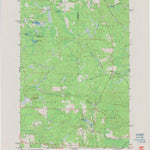 United States Geological Survey Dunbar NE, WI (1972, 24000-Scale) digital map