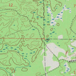 United States Geological Survey Dunbar NE, WI (1972, 24000-Scale) digital map