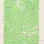 United States Geological Survey Dunbar, WI (1972, 24000-Scale) digital map