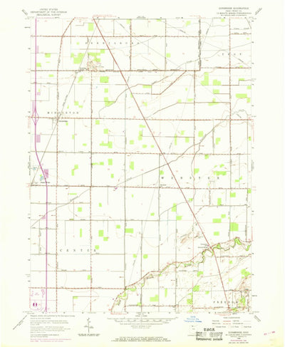 United States Geological Survey Dunbridge, OH (1958, 24000-Scale) digital map