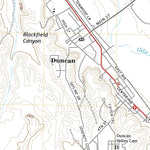 United States Geological Survey Duncan, AZ (2021, 24000-Scale) digital map