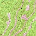 United States Geological Survey Duncan Flats, TN (1952, 24000-Scale) digital map