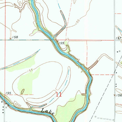 United States Geological Survey Duncan, MS (1967, 24000-Scale) digital map