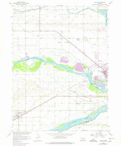 United States Geological Survey Duncan, NE (1958, 24000-Scale) digital map