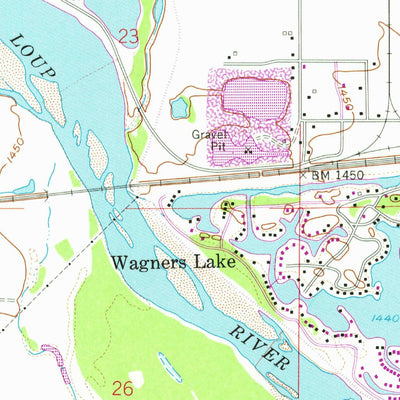United States Geological Survey Duncan, NE (1958, 24000-Scale) digital map