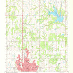 United States Geological Survey Duncan North, OK (1982, 24000-Scale) digital map
