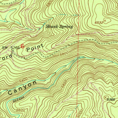United States Geological Survey Duncan Peak, CA (1952, 24000-Scale) digital map