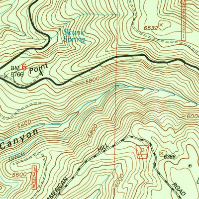 United States Geological Survey Duncan Peak, CA (2000, 24000-Scale) digital map