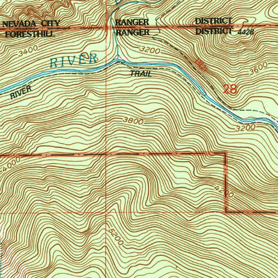 United States Geological Survey Duncan Peak, CA (2000, 24000-Scale) digital map
