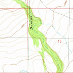 United States Geological Survey Duncan Reservoir, OR (1982, 24000-Scale) digital map