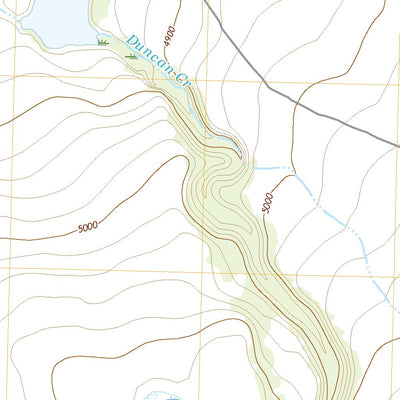 United States Geological Survey Duncan Reservoir, OR (2020, 24000-Scale) digital map
