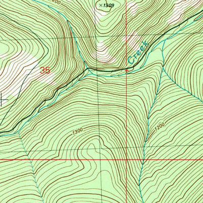 United States Geological Survey Duncan Ridge, WA (1981, 24000-Scale) digital map