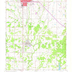 United States Geological Survey Duncan South, OK (1964, 24000-Scale) digital map