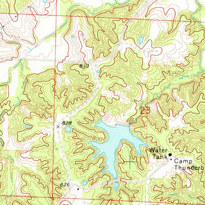 United States Geological Survey Duncans Bridge, MO (1971, 24000-Scale) digital map