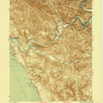 United States Geological Survey Duncans Mills, CA (1945, 31680-Scale) digital map