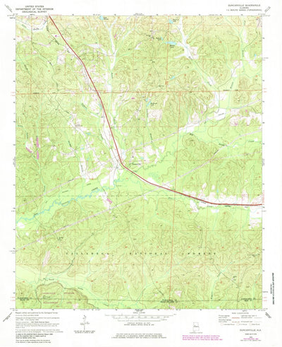 United States Geological Survey Duncanville, AL (1969, 24000-Scale) digital map