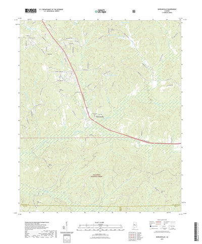 United States Geological Survey Duncanville, AL (2021, 24000-Scale) digital map