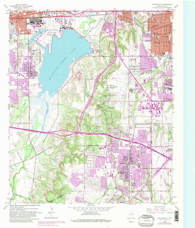 United States Geological Survey Duncanville, TX (1959, 24000-Scale) digital map