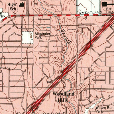 United States Geological Survey Duncanville, TX (1995, 24000-Scale) digital map