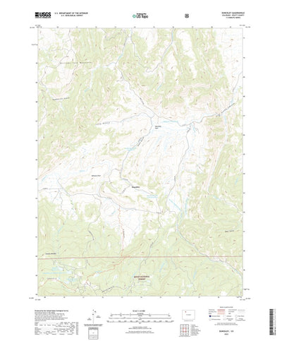 United States Geological Survey Dunckley, CO (2022, 24000-Scale) digital map